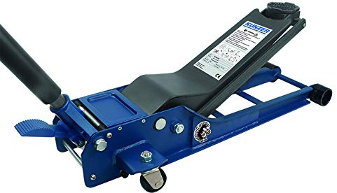 KUNZER WK 1020 FSH Hydraulischer Rangierwagenheber extra flach – 1500 kg Tragkraft Doppelpumpsystem mit Fußschnellhub