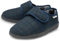 DUNLOP Mens Touch Fastening Full Slipper MTO - Navy/Green - UK 10