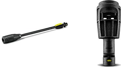 Kärcher Strahlrohr Vario Power Jet VP 120, für Hochdruckreiniger K 2 bis K 3 (L x B x H) 448 x 45 x 45 mm & Kärcher Adapter M