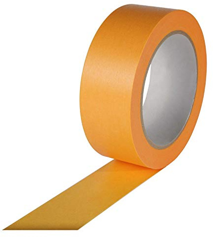 Scorprotect® Goldband Untergrund Klebeband Schonklebeband (Orange, 30 mm x 50 m)