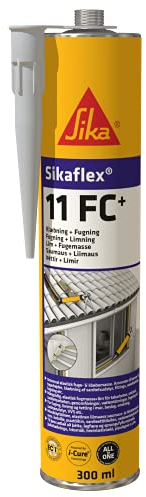 Sikaflex-11 FC+, Lösungsmittelfreier elastischer Fugenmörtel und Allround-Klebstoff für den Innen- und Außenbereich, 300 ml