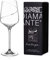 DIAMANTE Swarovski Red Wine Glass - 'Just for You' Hand Cut Design Embellished with Swarovski Crystals - Single Gift Glass
