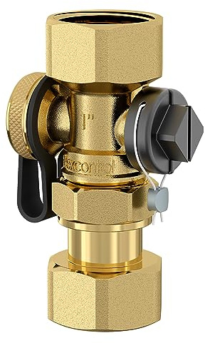 Flamco FlexControl G1 F Kappenkugelhahn für Ausdehnungsgefäß - 22390