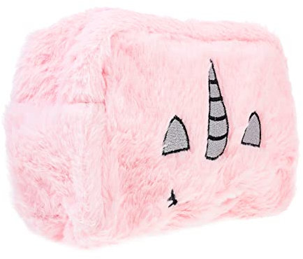 Beavorty Cosmétique Licorne Sacs Organisateur De Voyage Trousse De Maquillage Trousse De Rangement pour Articles De Toilette Duveteux Pinceau Rose Femme Capacité Fil à Linge