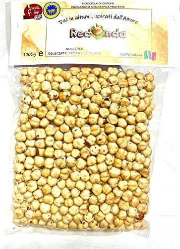 Redonda Nocciole di Giffoni IGP, sgusciate, tostate e pelate (1 Kg)