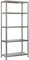 PROREGAL Schraubregal Panda 5 Metallböden | HxBxT 180x90x40cm | Fachlast 100kg | Grau Metallregal Lagerregal Schwerlastregal Kellerregal Archivregal