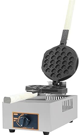 IGASHI Applicatore per Torte Elettrico rotativo regolabil Bolla a Forma di Cuore Waffle Maker Cuore Waffle Machine Bubble Waffle Cuore Piastra di Ferro Torta Forno