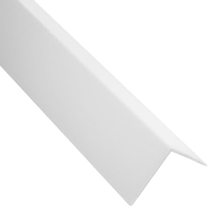 PVC Winkel-Profil Kunststoff Kantenschutz Zierleiste Profil weiss 270cm 20mm