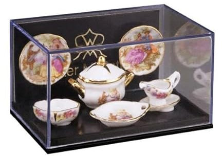 001.587/6 - Miniature, Service de table pour 2 personnes Baroque