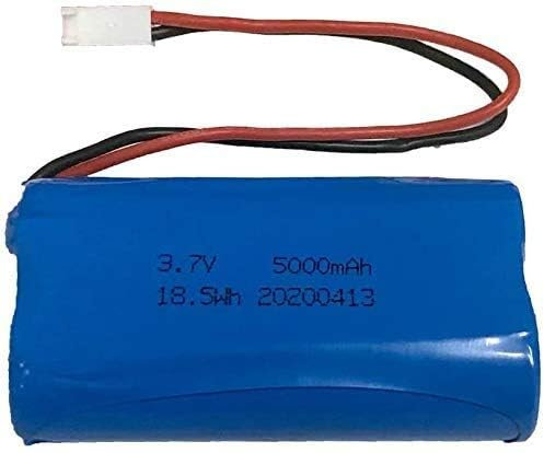 Pacco Batteria Di Ricambio Da 3.7 V 5000 MAh A 2 Celle Agli Ioni Di Litio Da 18.5 Wh Con Connettore MTA-100 A 2 Pin