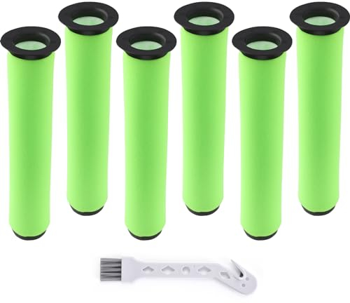 Ersatzfilter für Gtech Air Ram K9 MK2, Filter für Gtech Ersatzteile, kompatibel mit G Tech AirRam MK2 schnurlosen Stick-Staubsauger-Filtern, 6 Stück