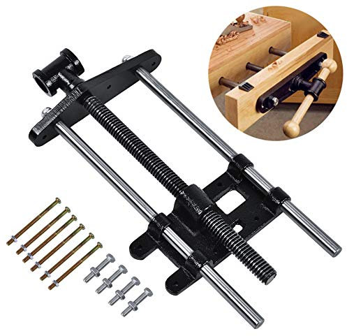 Tornillo de Banco para Mesa de Carpinter¨ªa, Abrazadera de Metal Fundido Mecanizada de Precisi¨®n, 10,5 cm, para Carpinter¨ªa e Ingenier¨ªa