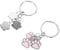 Yardenfun 2pièces Porte-clés Forme De Patte De Chien Décorations Pour à Et Accessoires De Mode Accessoire Pour Clés Et