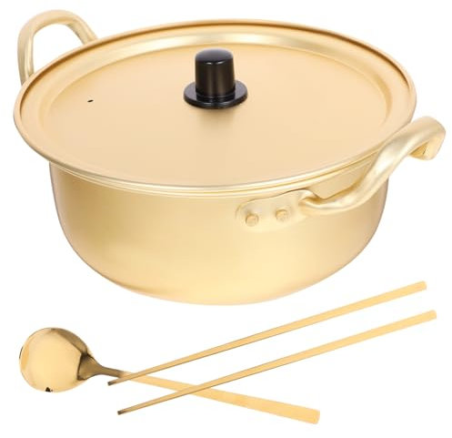 LABRIMP Kochtopf Mit Antihaftbeschichtung Für Nudeln Und Instant-nudeltopf Aus Hochwertigem Material Langlebig Für Lange Kochzeiten Mit Doppelgriff Für Einfachen Transport Großzügigem Desi