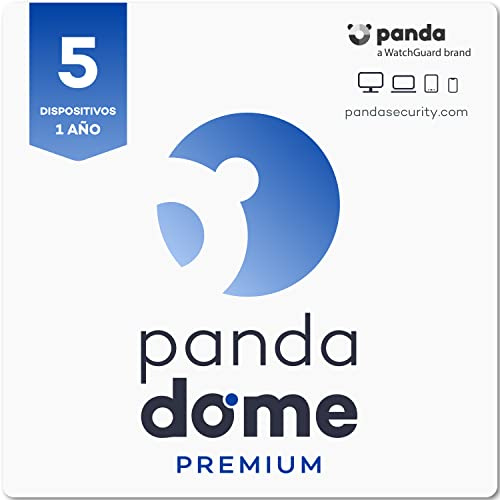 Panda Dome Premium - Unbegrenzt Antivirus und VPN Cloud (5 Geräte), Premium, 5 Gerät, 1 Jahr, Aktivierungscode per Email