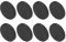 Für Hitbox-Controller-Tastenkappen, PC-Game-Controller-Tastenkappen, 14-teilige Spiel-Ersatzkappen Für Choc Low Profile V1, Mechanische Drucktasten-Zubehör (Black)
