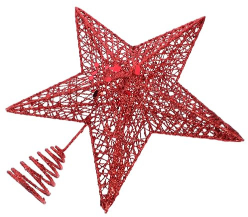 CIMAXIC Adorno Brillante para Punta del Árbol De Navidad Decoración De Navidad