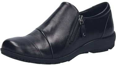 Josef Seibel Damen Businessschuhe Charlotte.19,Weite G (Normal),Strassenschuhe,lace-up Shoes,Low-tie,schnürschuhe,Black-Black,38 EU