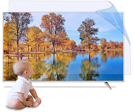 TWALOTPEX Protecteur d'écran bloquant la lumière Bleue Film dépoli Anti-éblouissement et Anti-Rayures for téléviseurs HD LCD, LED, OLED et QLED 4K, 50 Pouces(50inch)