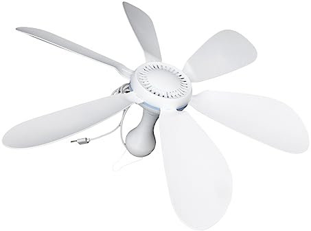 Garneck Ventilador De Usb Portátil Ventilador De Camping Recargable 2 1 Silencioso