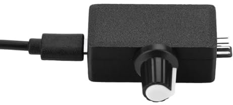 Kissmii Régulateur de vitesse du ventilateur 12 V 4 broches Régulateur de vitesse du moteur CC PWM Modulation de largeur d'impulsion DIY Interrupteur de commande de dissipateur thermique de type C