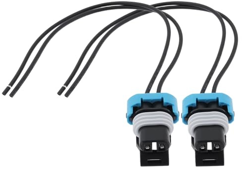 eMagTech 2 St¨¹cke Auto Hinten Anzahl Platte Licht Harness 2pin Kompatibel mit Nissan Micra K12e 03-10