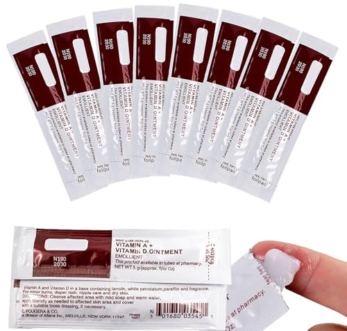 LEAYOKA 50 unidades de crema de tatuaje reparación, gel de vitamina A y D, bálsamo nutritivo para calmar la piel después de tatuajes, microblading y maquillaje permanente, ungüento hidratante para