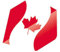 Unicorn Maestro 100 Plus Dart Flight, Canadian Flag, Multi-Colour, One Size