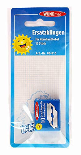Ersatzklingen für Hornhauthobel 10 Stück Art- Nr 06-015