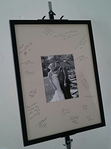 Vesey Gallery Large Wedding Photo Frame 18x24 inch with Guest Signature Board. Ready for your guests to sign and add your wedding day photograph.