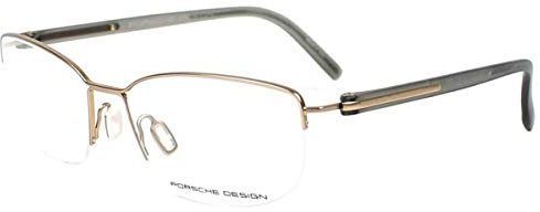 Porsche Design - P8244, Rechteckig, Acetat/Metall, Damenbrillen, GOLD GREY(B N), 54/17/135