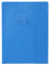 Clairefontaine 72412C - Heftumschlag / Heftschoner / Hefthülle Calligraphe mit Feinkörnung & Diamantmotiven DIN A4+ 24x32 cm, Etikettenhalter aus PVC blickdicht und strapazierfähig, Blau, 1 Stück