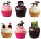 25 Stand Up Horse Racing Grand National Ascot Edible Wafer Paper Cake Toppers Decorations