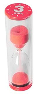 Sablier rouge 3 minutes - Dexam
