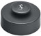 Lurch 240502 Burgerpresse Size S (ø 7,3cm) aus Kunststoff zum Formen kleiner Patties, Zubehör zu Lurch 240500 Burgerpresse 3teilig, Schwarz, 8 x 8 x 5 cm