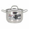 Quttin Hotel - Olla Profesional Induccion, Cocina y Horno, Tamaño Extra Grande, Acero Inoxidable Antiadherente, Tapa Cristal y Asas, Diametro 38 cm 21.5 litros