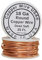Bare Copper Wire,Dead Soft for Hobby,Craft, Jewelry Making (18 Ga - 25 Ft. Spool)