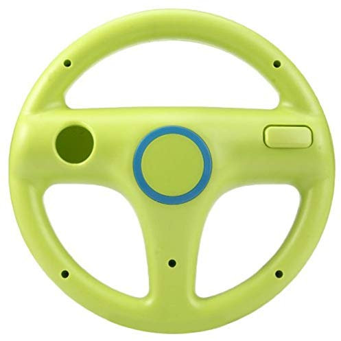 TheMax Soporte de volante verde con diseño de mando de Mario Kart Racing para mando de juegos Wii (verde)
