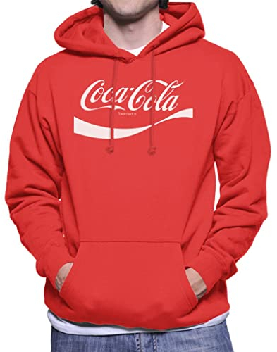 All+Every Coca Cola 1941 Swoosh Logo Men's Hooded Sweatshirt
