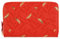 DRAEGER Paris - Portefeuille - 15 x 2,5 x 9,5 cm - Rouge/Doré - Zippé - Accessoire, Mode, Fashion, Tendance - Idée Cadeau Amis, Famille, Fête des Mères, Copine