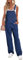 Roskiky Salopette da donna in jeans Loose Fit Denim Bib Baggy Tuta Straight Wide Leg Stretch Jean Pantaloni alla moda, Lago di Sargasso, S
