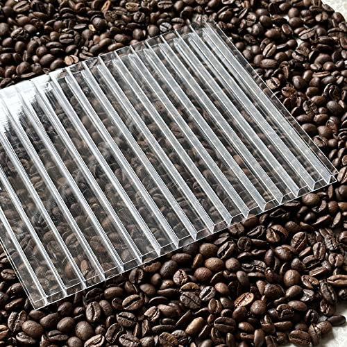 Löffert® Stegplatten Gewächshaus Set | Polycarbonat | 4mm - 6mm - 8mm - 10mm | alle Standardgrößen & Zuschnitt auf Maß (4mm - 10 Stück, 1210x605 mm)