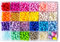 Chedin 1745 Stück Bunte Perlen Für Armbänder, schmuck Selber Machen Mit Bunte Glasperlen, Perlen Zum Auffädeln Set Für Kinder Feiertage, Geburtstage, Beads For Moden Jewellery Making (6mm)