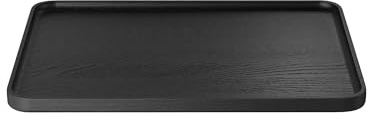 blomus Serviertablett -OKU- | Dekotablett aus FSC zertifiziertem Eichenholz | Farbe Schwarz | 30L x 40B x 2H cm | Größe L