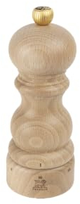 PEUGEOT - u‘Select Salzmühle Paris 15 cm - 6 voreingestellte Mahlgrade - Aus PEFC-zertifiziertem Holz - Französisches Know-how - Natur