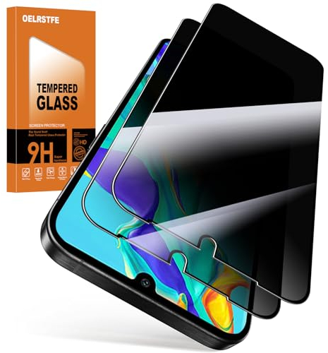 Oelrstfe 2 Stück Sichtschutz Schutzfolie für Huawei P30 Pro 9H Härte Privacy Anti-Spy Displayschutzfolie Displayschutz Bläschenfrei Kratzfest Privatsphäre Blickschutzfolie