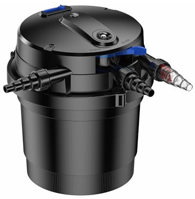 BluPressure Smart Control 8.000 - Druckfilter für Teich mit 11W UV-c - Teichfilter mit Rückspülung