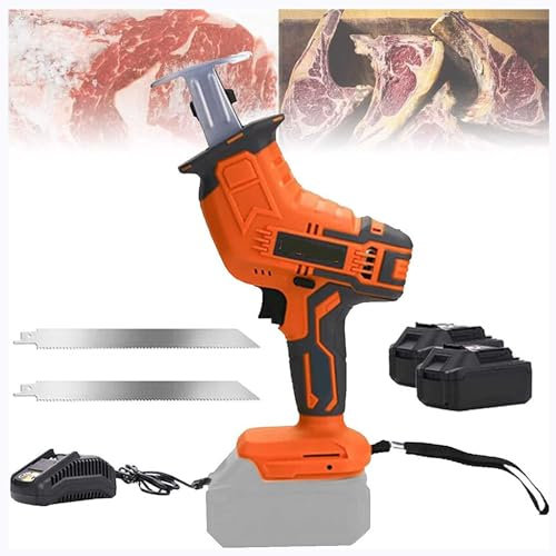 Sierra EléCtrica De Mano Para Huesos - Máquina cortadora de carnicero con sierra recíproca con sierra de cinta Sierra recíproca eléctrica Máquina cortadora de sierra para cortar carne/costillas,