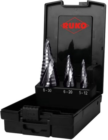 AGHASA RUKO-101626PRO-Jgo.3 Stufenbohrer, FlowSTEP
