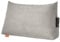 sleepling Rückenkissen Cord Optik, Keilkissen für Bett und Sofa, Lendenkissen, dreieckiges Lesekissen, Kissen mit abnehmbarem waschbarem Bezug, Seitenfach, 70 cm breit, steingrau